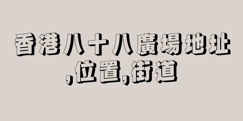 香港八十八廣場地址,位置,街道