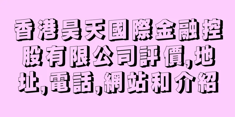 香港昊天國際金融控股有限公司評價,地址,電話,網站和介紹