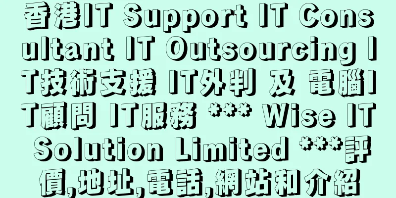 香港IT Support IT Consultant IT Outsourcing IT技術支援 IT外判 及 電腦IT顧問 IT服務 *** Wise IT Solution Limited ***評價,地址,電話,網站和介紹