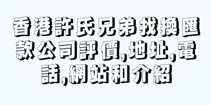 香港許氏兄弟找換匯款公司評價,地址,電話,網站和介紹