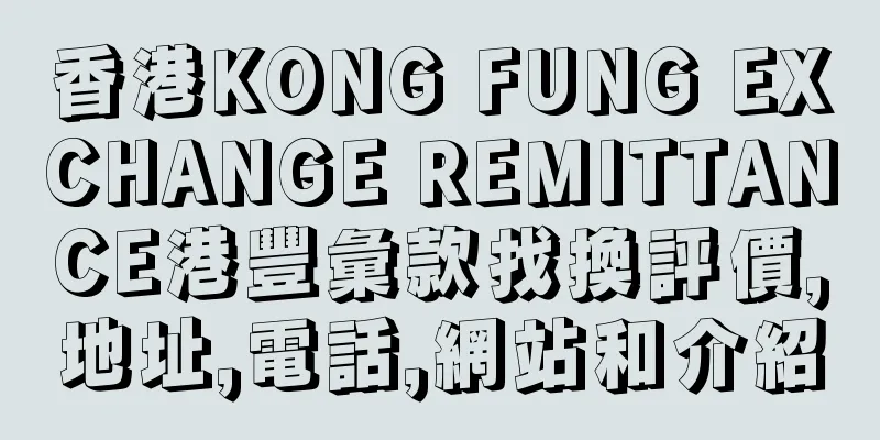 香港KONG FUNG EXCHANGE REMITTANCE港豐彙款找換評價,地址,電話,網站和介紹