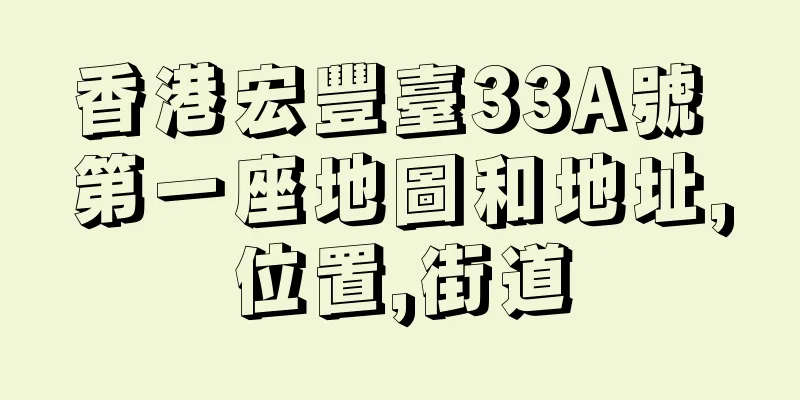 香港宏豐臺33A號 第一座地圖和地址,位置,街道