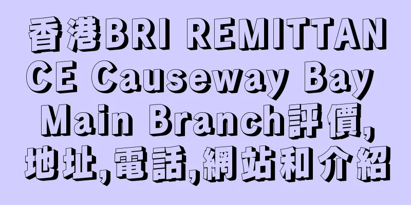 香港BRI REMITTANCE Causeway Bay Main Branch評價,地址,電話,網站和介紹