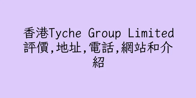 香港Tyche Group Limited評價,地址,電話,網站和介紹