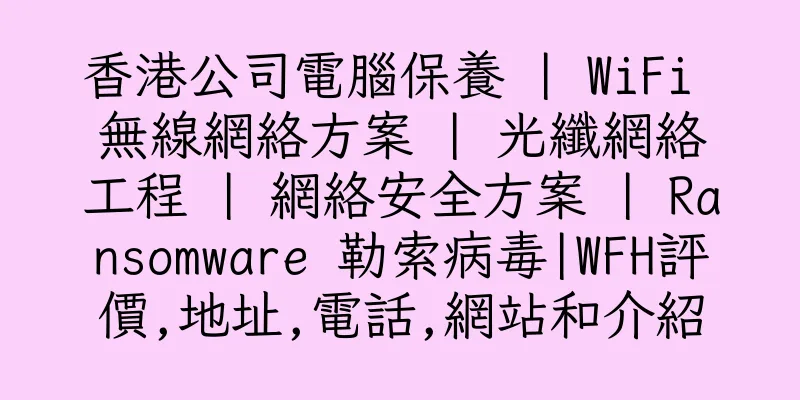 香港公司電腦保養 | WiFi 無線網絡方案 | 光纖網絡工程 | 網絡安全方案 | Ransomware 勒索病毒|WFH評價,地址,電話,網站和介紹