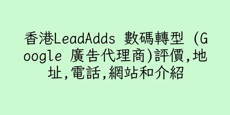 香港LeadAdds 數碼轉型 (Google 廣告代理商)評價,地址,電話,網站和介紹