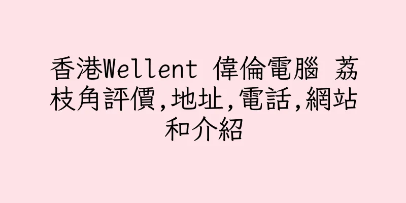 香港Wellent 偉倫電腦 荔枝角評價,地址,電話,網站和介紹