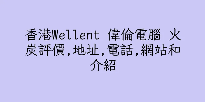 香港Wellent 偉倫電腦 火炭評價,地址,電話,網站和介紹