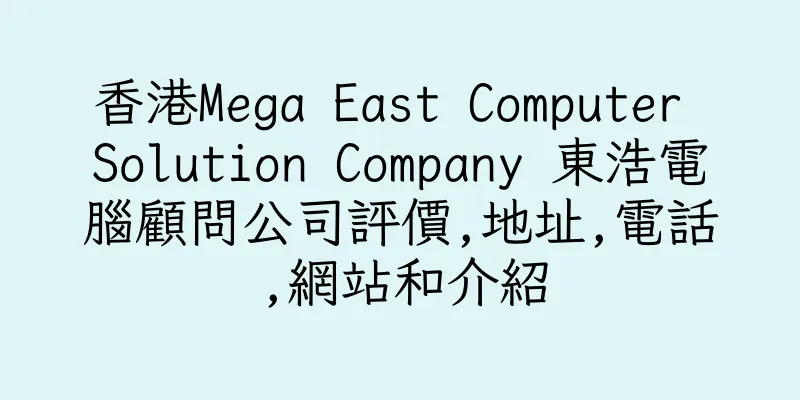 香港Mega East Computer Solution Company 東浩電腦顧問公司評價,地址,電話,網站和介紹